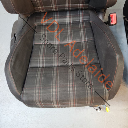     VW Golf MK6 Gti 2dr Tartan Cloth Fabric Seat Set