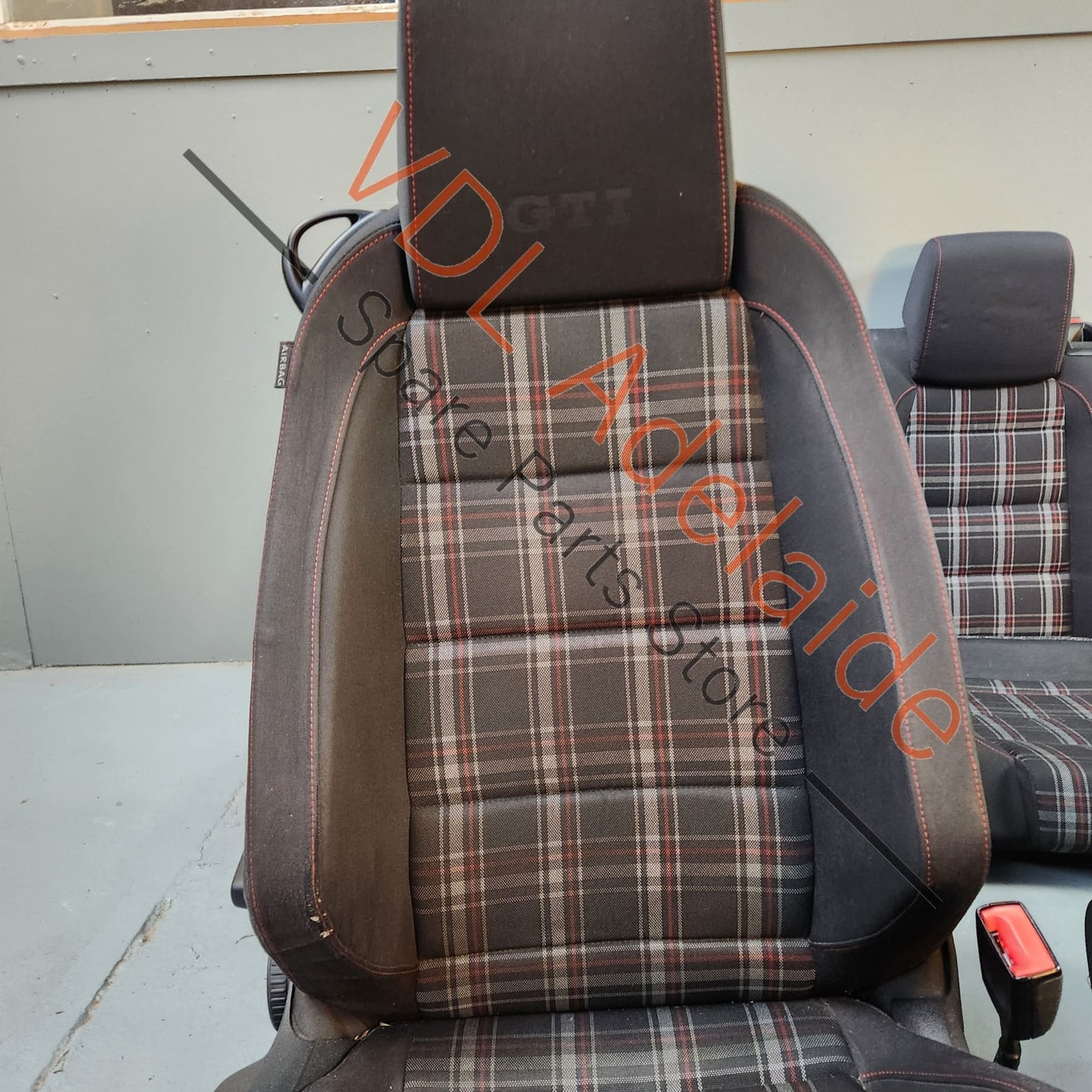     VW Golf MK6 Gti 2dr Tartan Cloth Fabric Seat Set