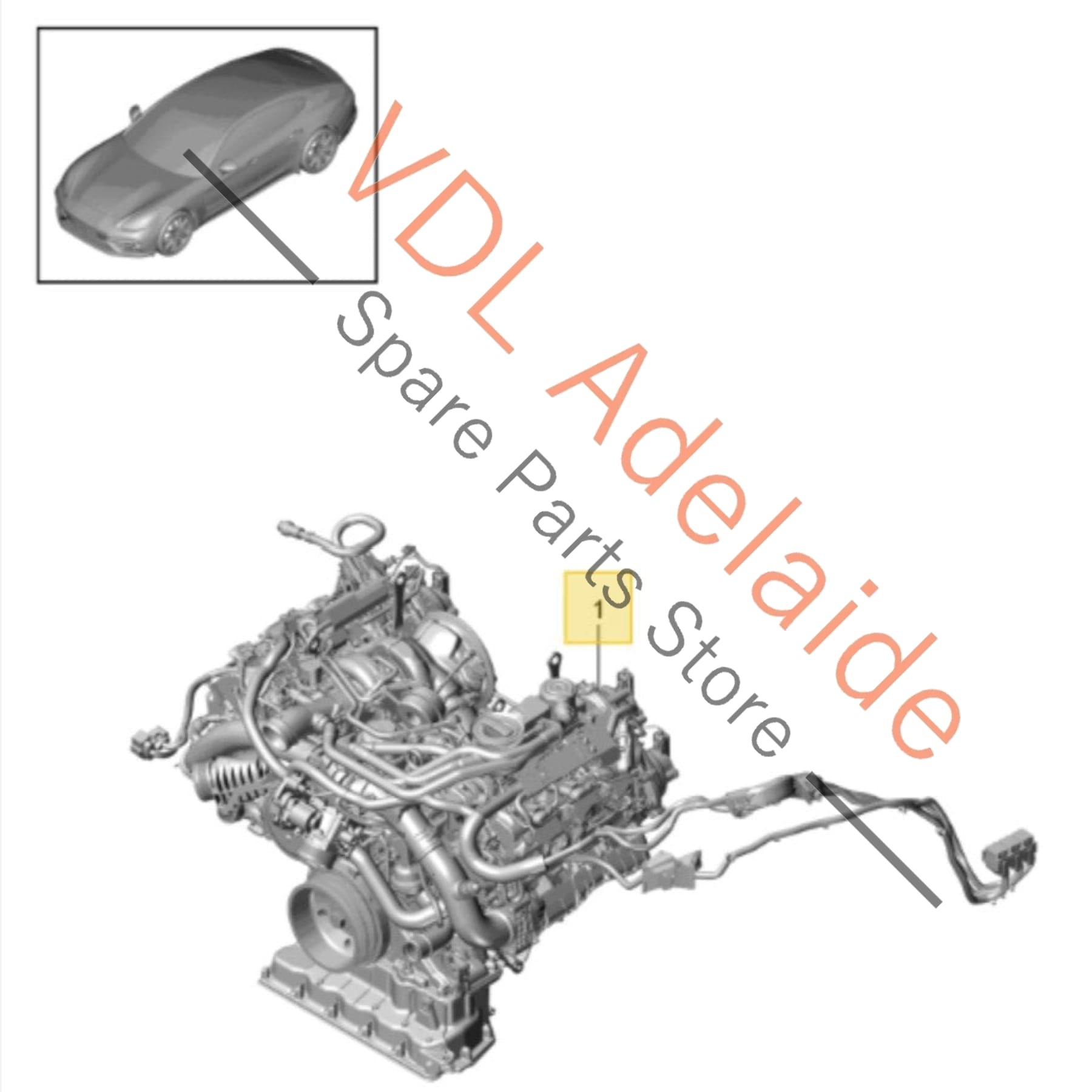 9A710002202    Porsche Panamera 971 3.0 Turbo Petrol V6 Complete Engine CXTA 243kw