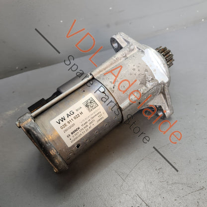 02E911022H    VW Golf MK7 7.5 1.1kw Starter Motor Bosch 02E911022H