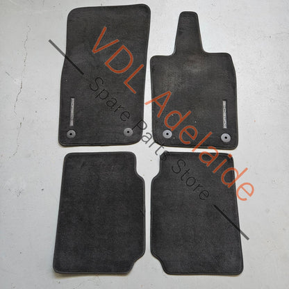      Porsche Panamera 971 Set of Floor Carpet Mats Genuine OEM