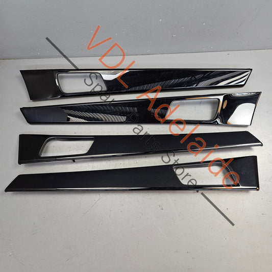 971867061KOV3 971867067BROV3    Porsche Panamera 971 Door Trim Insert Gloss Black Set of 4 971867067BR OV3 971867061K OV3