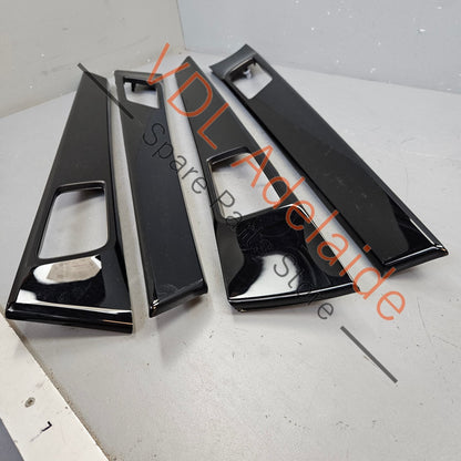 971867061KOV3 971867067BROV3    Porsche Panamera 971 Door Trim Insert Gloss Black Set of 4 971867067BR OV3 971867061K OV3