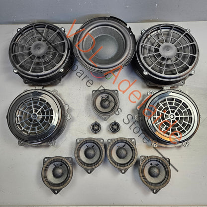 971035481D 971035454E 
971035453D   Porsche Panamera BOSE 12 Speaker Sound System Set Woofer Tweeter & Mid Range