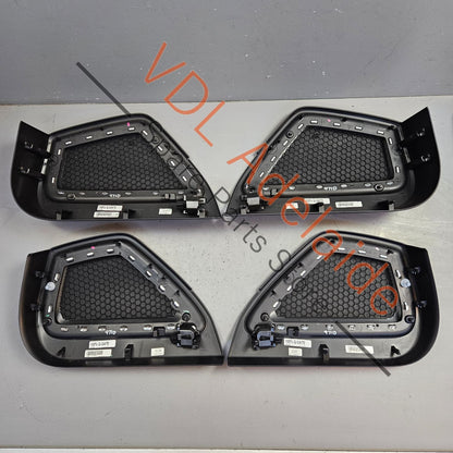 971035143C 971035293C    Porsche Panamera Speaker Cover Set with Ambient Lighting Front & Rear 971035143C 5Q0 971035293C 5Q0