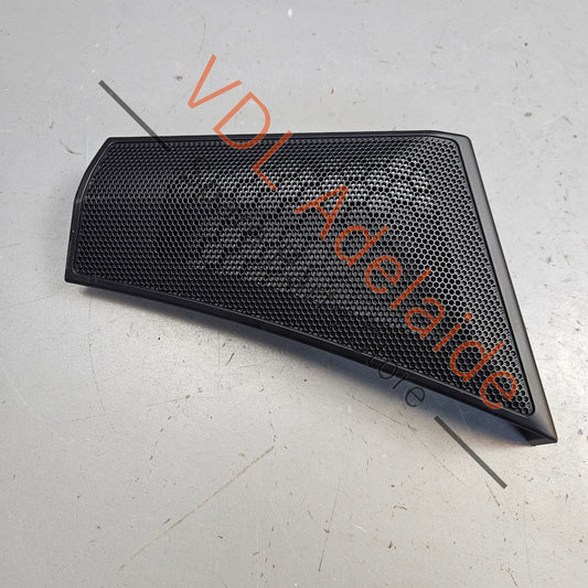 971035793 9710357935Q0    Porsche Panamera 971 Rear Left Door Mid Tone Speaker Cover Trim 971035793