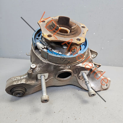 971505435G 971505435H 971505435B   Porsche Panamera Left Rear Suspension Hub Knuckle with Wheel Bearing 971505435B 971505435G