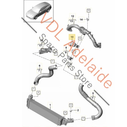 PAB133062A 06M133062H 9A713306208  Porsche Throttle Butterfly Valve 9A713306208 PAB133062A