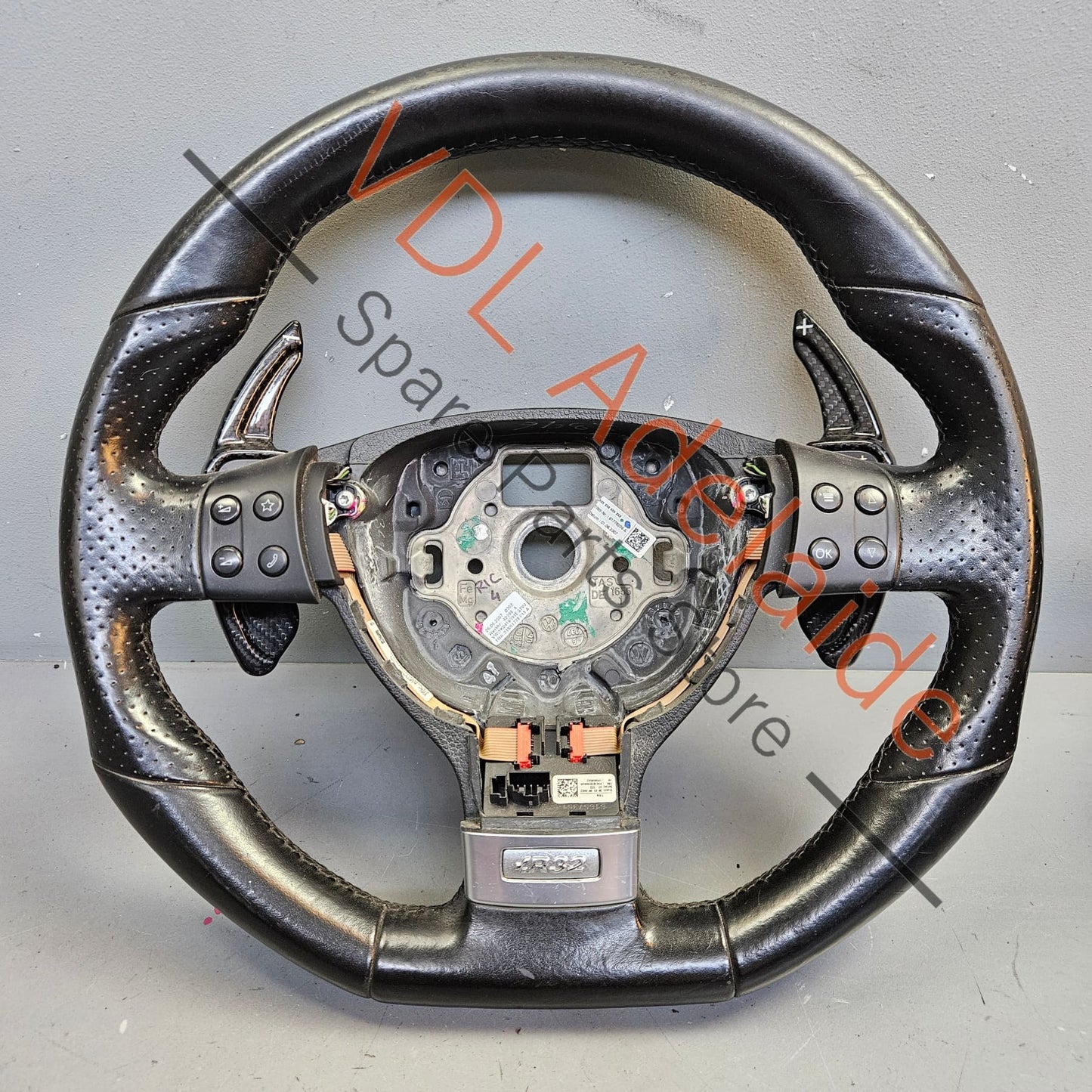 1K0419091GTTVJ 1K0419091GT   VW Golf Mk5 R32 Steering Wheel Flat Bottom Leather Multifunction 1K0419091GT TVJ