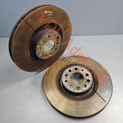 1K0615301M 1K0615301AB 1K0615301AR  VW 345 x 30mm Pair of Front Disc Brake Rotors