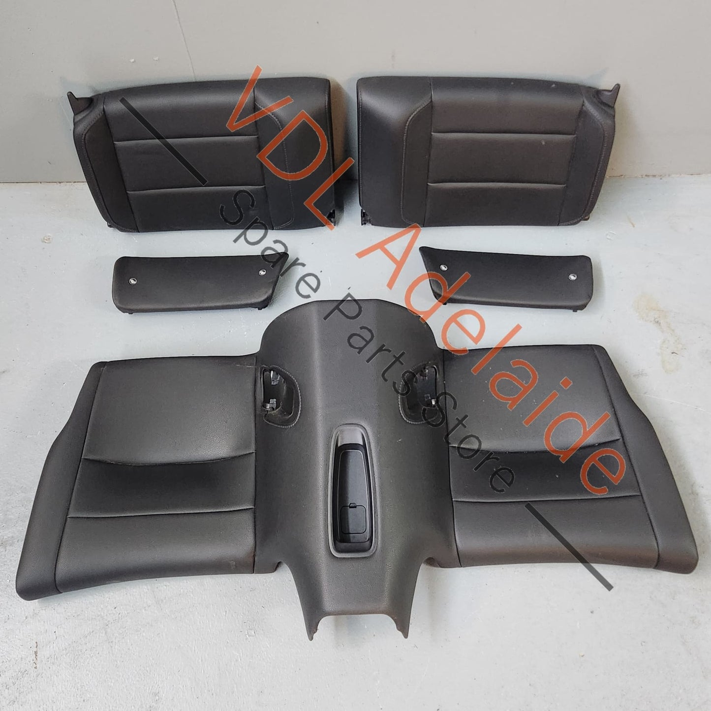 991522011461D0 991522051141D0   Porsche 911 991 Complete Rear Seat Black Leather Jump Emergency Seat