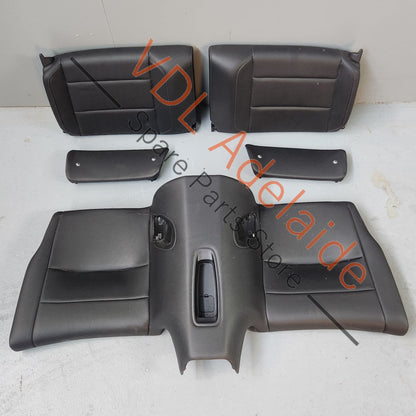 991522011461D0 991522051141D0   Porsche 911 991 Complete Rear Seat Black Leather Jump Emergency Seat