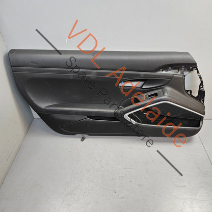 99155520301DK4 99155590301DK4   Porsche 911 991 Left Side Interior Door Trim Panel Black Leather 99155520301 DK4