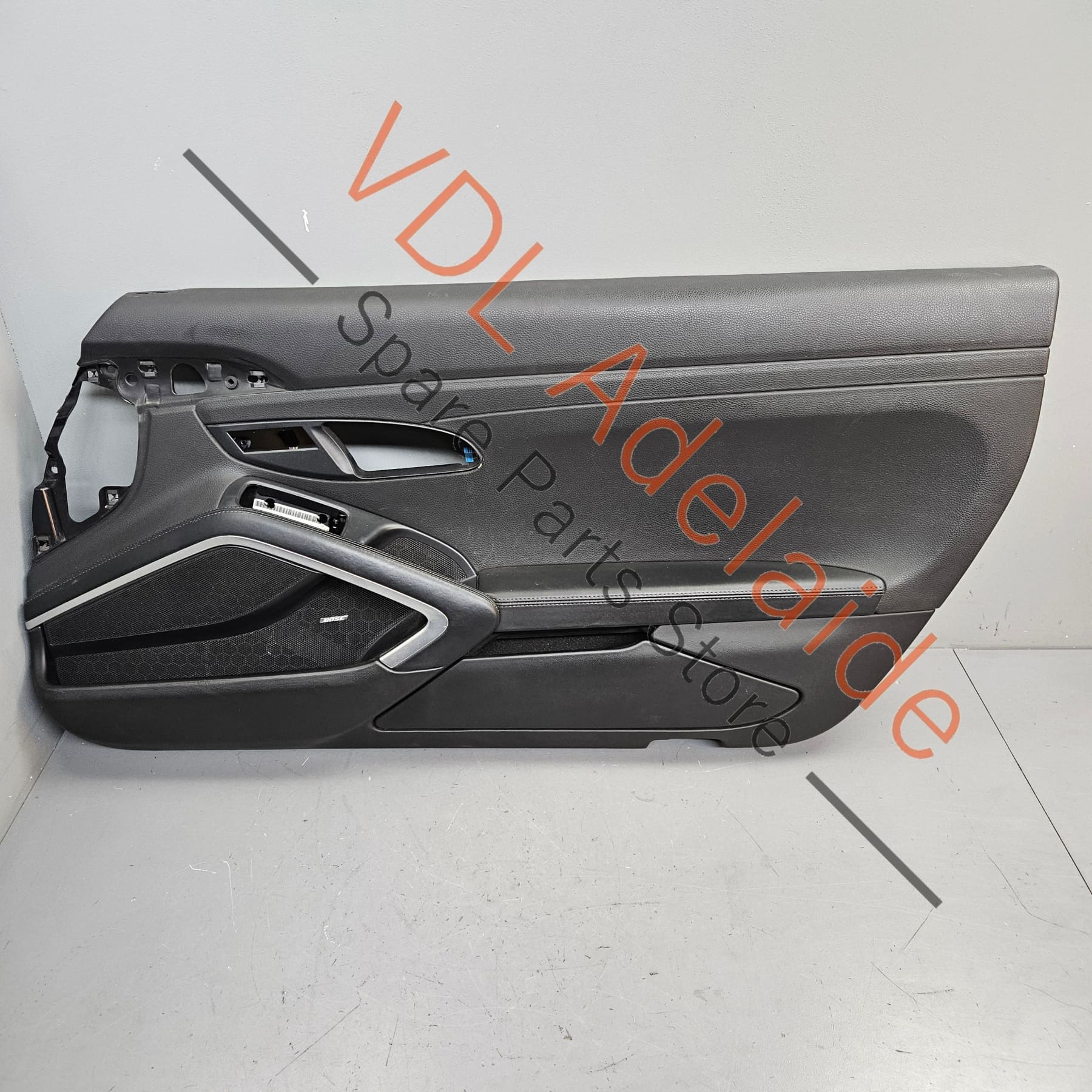 99155520401DK4 99155590401DK4   Porsche 911 991 Right Side Interior Door Trim Panel Black Leather 99155520401 DK4