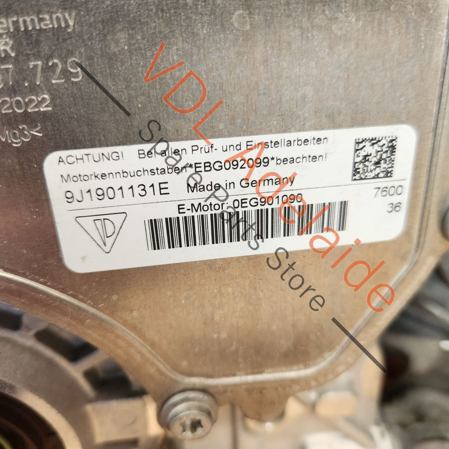 0EG901090 9J1901131E    Audi E-Tron GT Porsche Taycan Front Drive Motor 0EG901090 9J1901131E