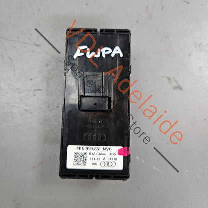 4K0959851 4K0959851NV6   Genuine Audi e-Tron Drivers Window Switch Buttons 4K0959851 NV6