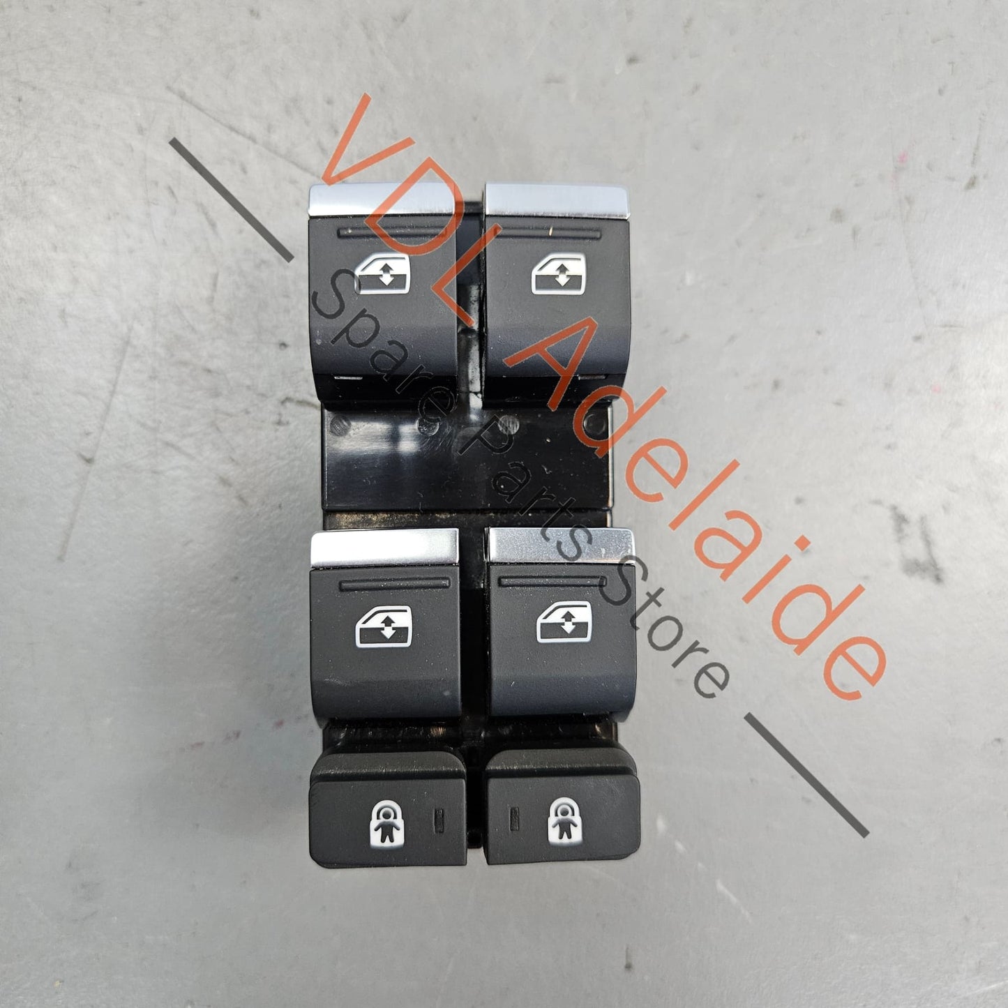 4K0959851 4K0959851NV6   Genuine Audi e-Tron Drivers Window Switch Buttons 4K0959851 NV6