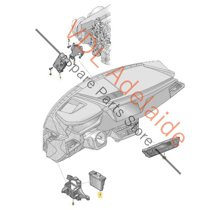 4KE965429J    Audi e-Tron Control Unit for Thermal Management Module 4KE965429J