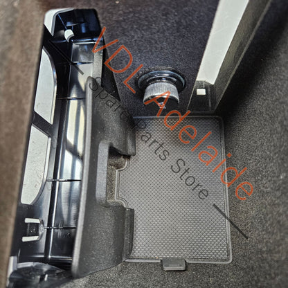 4J38580214PK 4J38630753Q7   Audi e-Tron GT Centre Storage Compartment w Release Button 4J3863075 3Q7 under Arm Rest 4J3858021 4PK