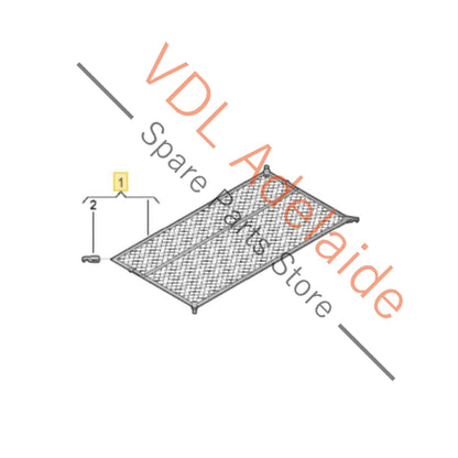 4L08618694PK    Audi e-Tron GT Luggage Net Cargo Boot 4L0861869 4PK