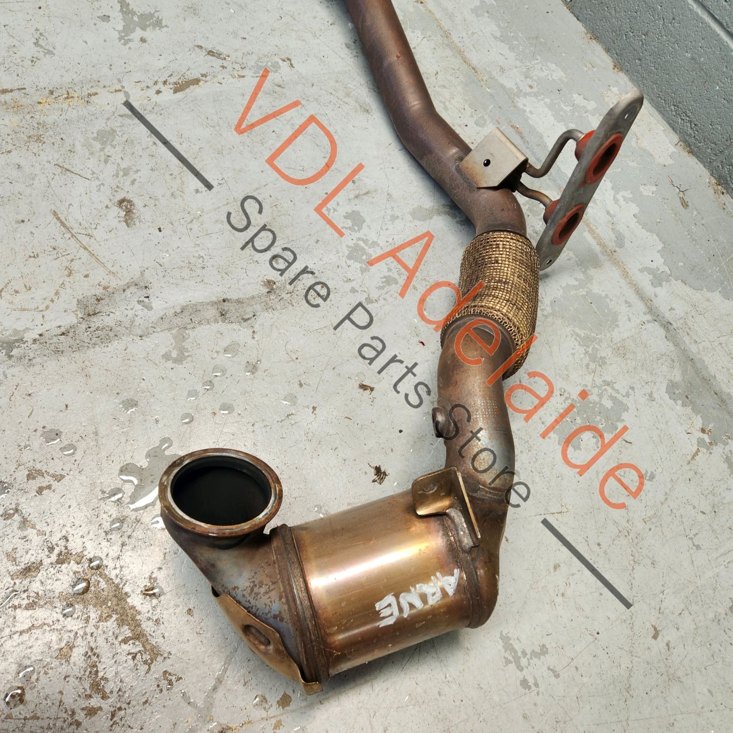 5Q0254502KX    VW Golf R MK7 7.5 Turbo Exhaust Downpipe with Catalytic Converter Stock Standard 5Q0254502KX