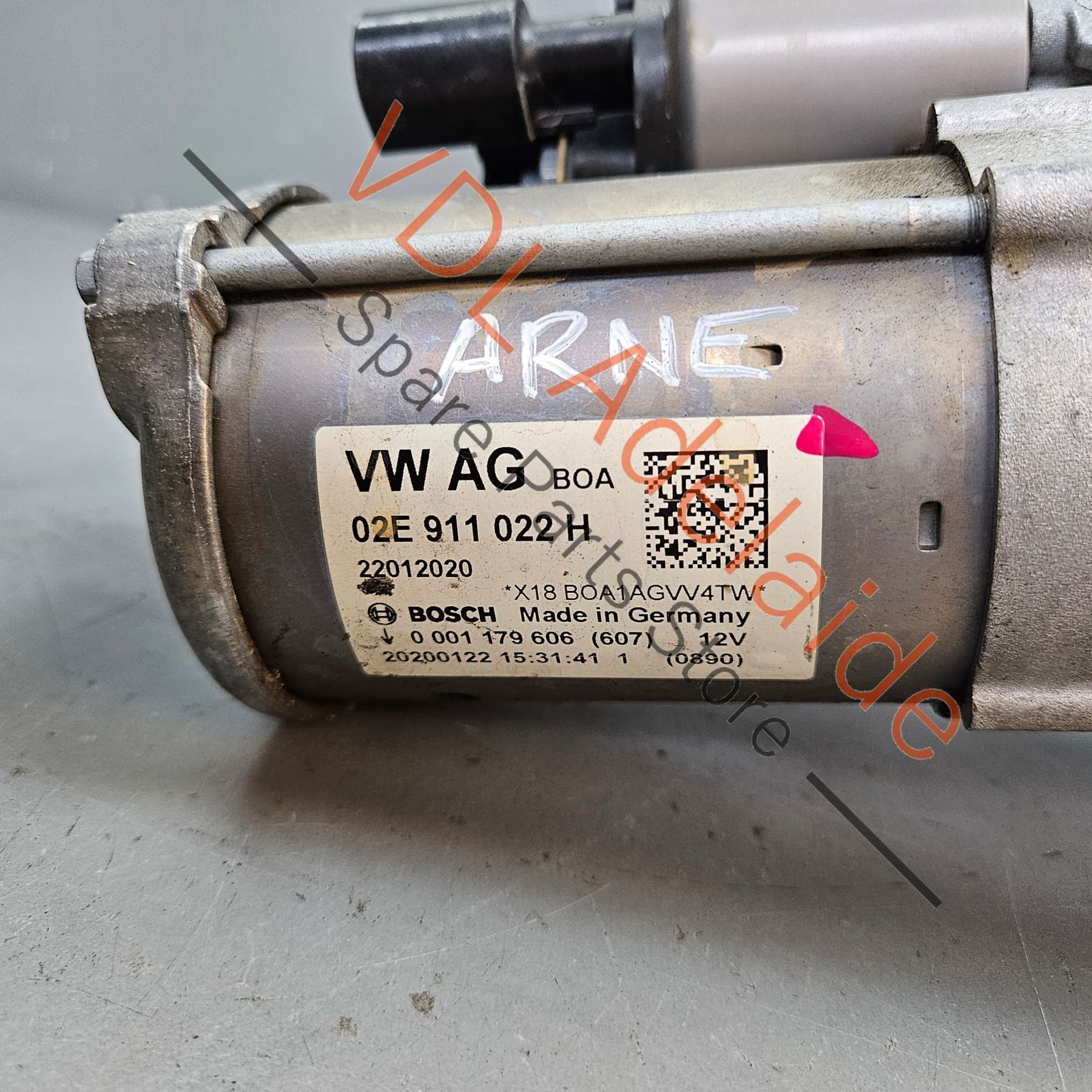 02E911022H    VW Golf MK7 7.5 1.1kw Starter Motor Bosch 02E911022H