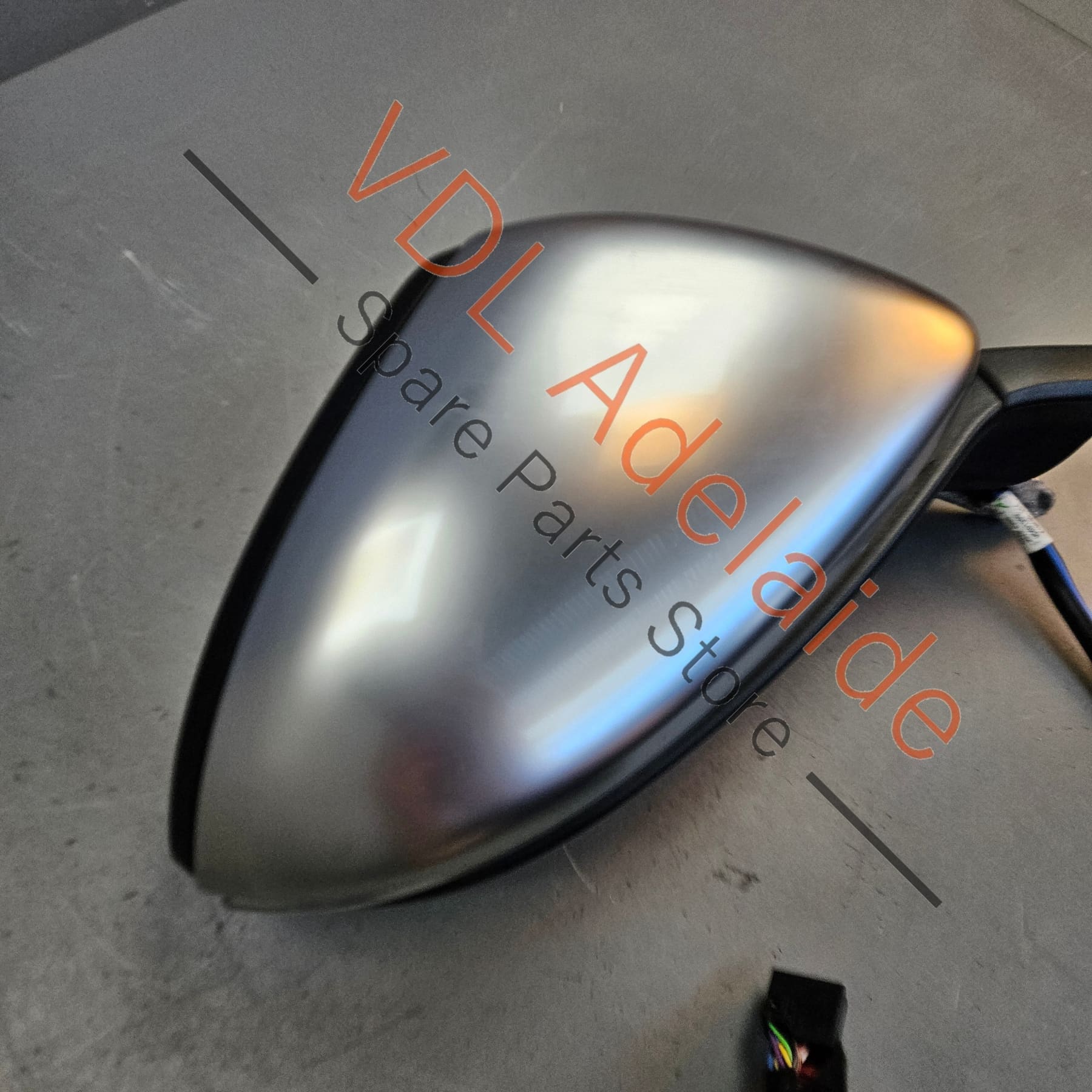 5G2857508BN9B9 5G0857522M 5G0857537G3Q7  VW Golf MK7 R Aluminium Right Side Exterior Wing Mirror w Glass Lane Change Assist Non-Power Fold 5G2857508BN 9B9