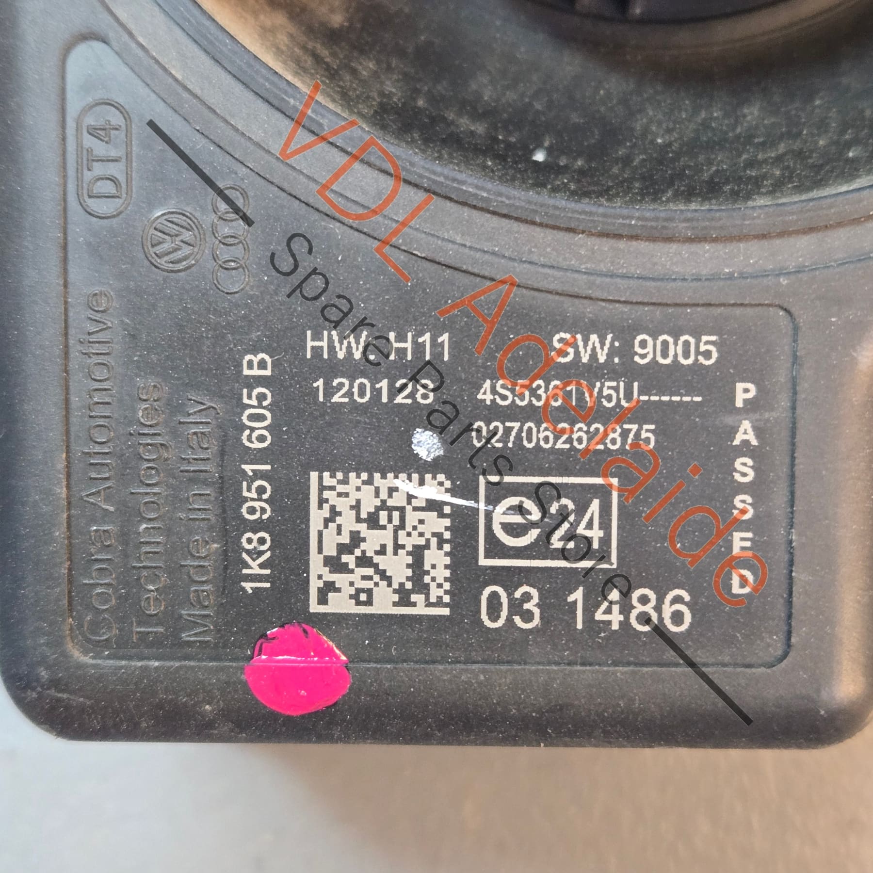 1K8951605B PAB951605   Porsche Anti Theft Siren & Tilt Sensor PAB951605 1K8951605B