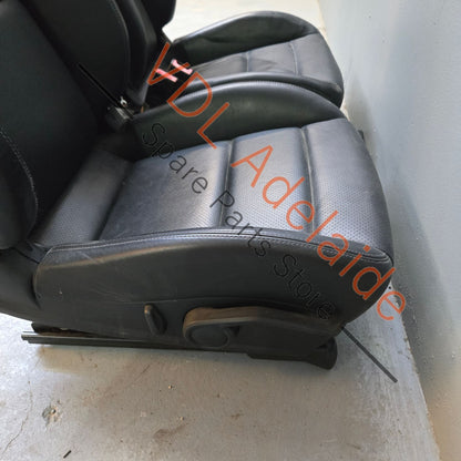     Porsche Boxster 981 Cayman Black Leather Seat Set Pair