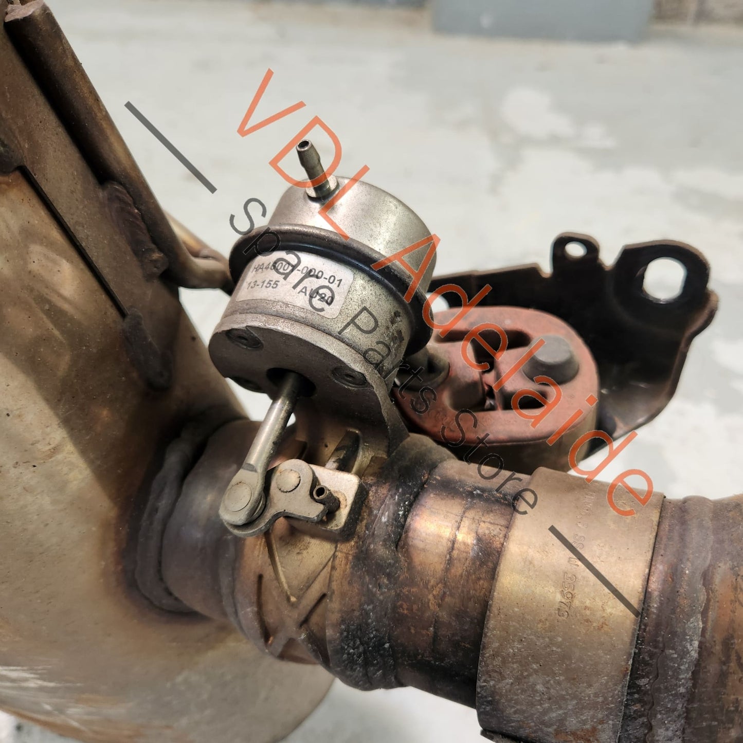     VW Golf MK6 R Aftermarket Miltek Exhaust and unknown brand Downpipe **Damaged stock**