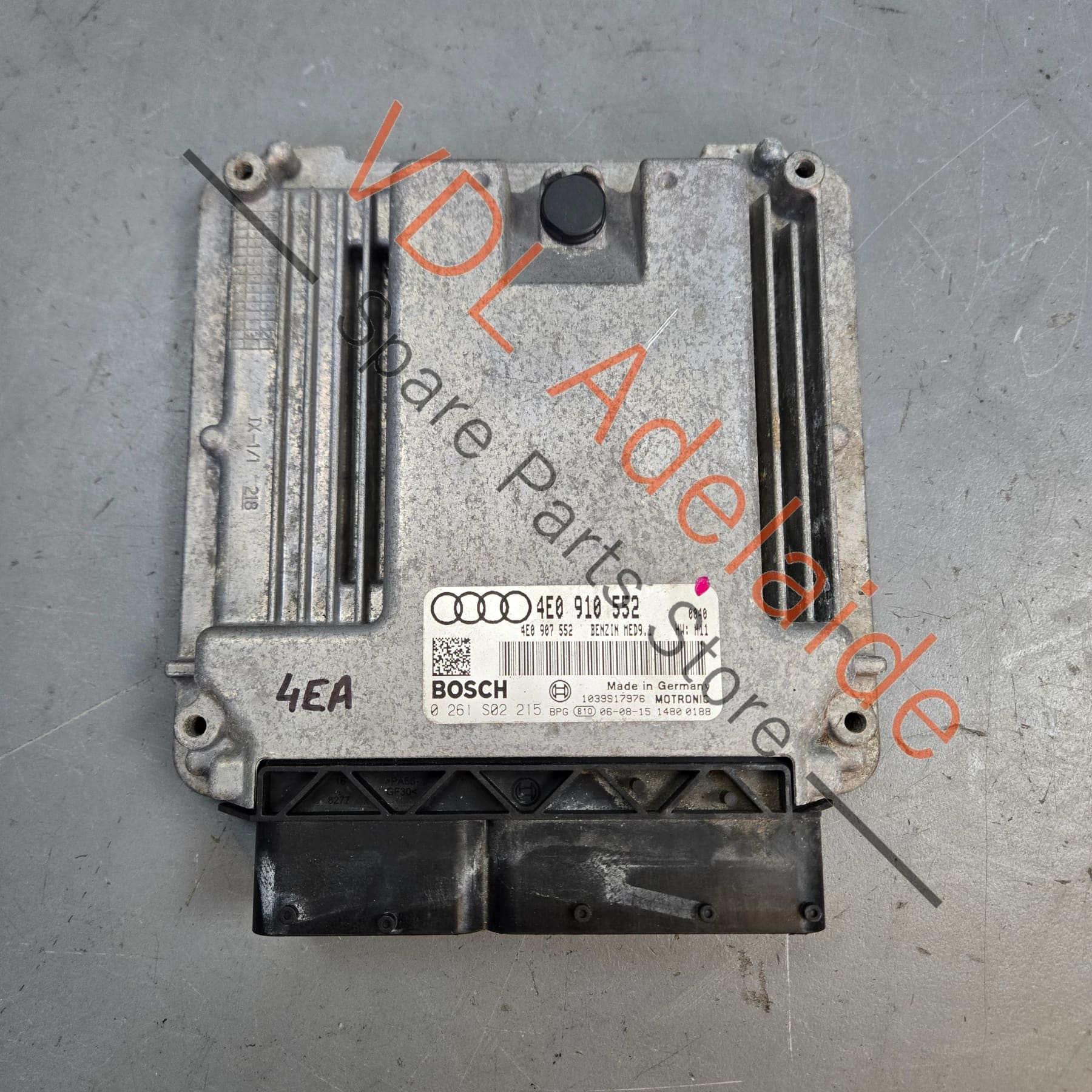 4E0910552X 4E0910552   Audi D3 S8 V10 Engine ECU Controller 4E0910552X MED9.1 BSM 450PS 331kw