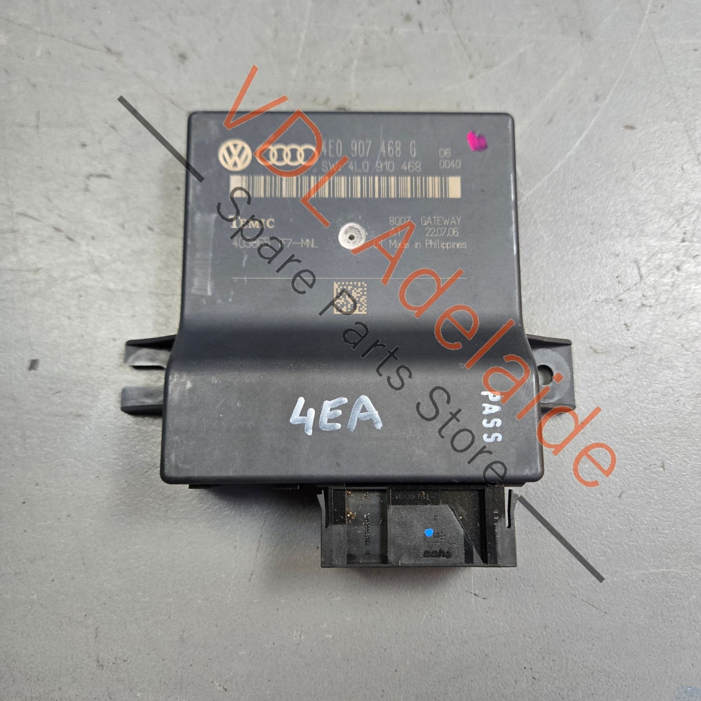 4E0907468H 4L0910468 4E0907468G  Audi A8 D3 4E Central Gateway Diagnosis Module for Data Bus 4E0907468H 4L0910468