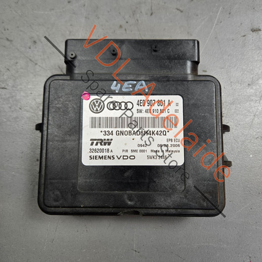 4E0910801D    Audi EPB Electric Park Brake Control Module 4E0910801D