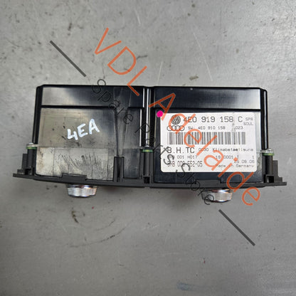 4E0919158C5PR    Audi A8 D3 4E Rear Air Conditioning Climate Heater Switch 4E0919158C 5PR