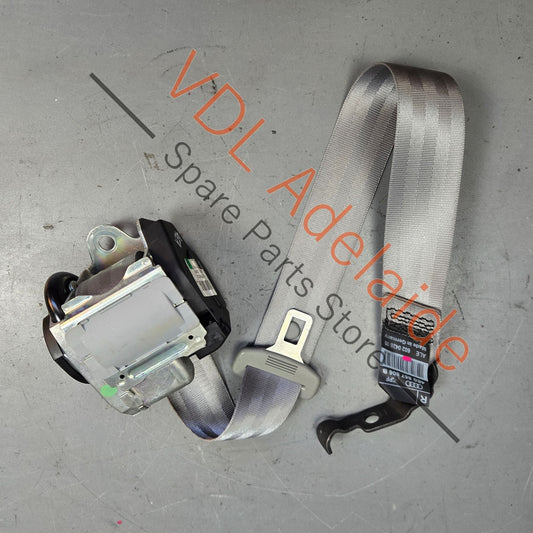 4E0857806BKPF 4E0857806B   Audi A8 S8 Rear Right Seat Belt Seatbelt 4E0857806B KPF Colour Platinum