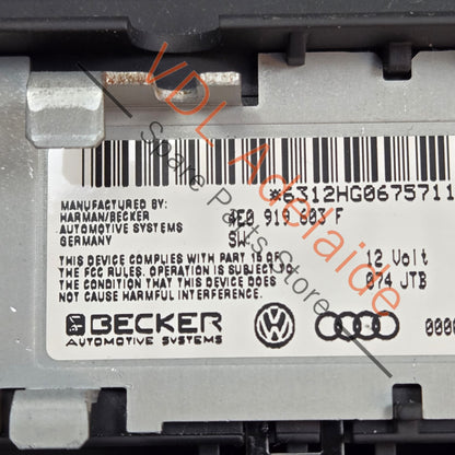 4E0919603F    Audi A8 S8 MMI Screen Display 4E0919603F