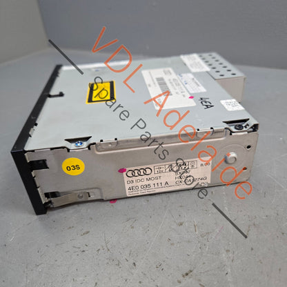 4E0035111A    Audi 6 Disc CD Changer 4E0057111 4E0910111