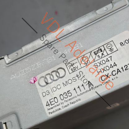 4E0035111A    Audi 6 Disc CD Changer 4E0057111 4E0910111