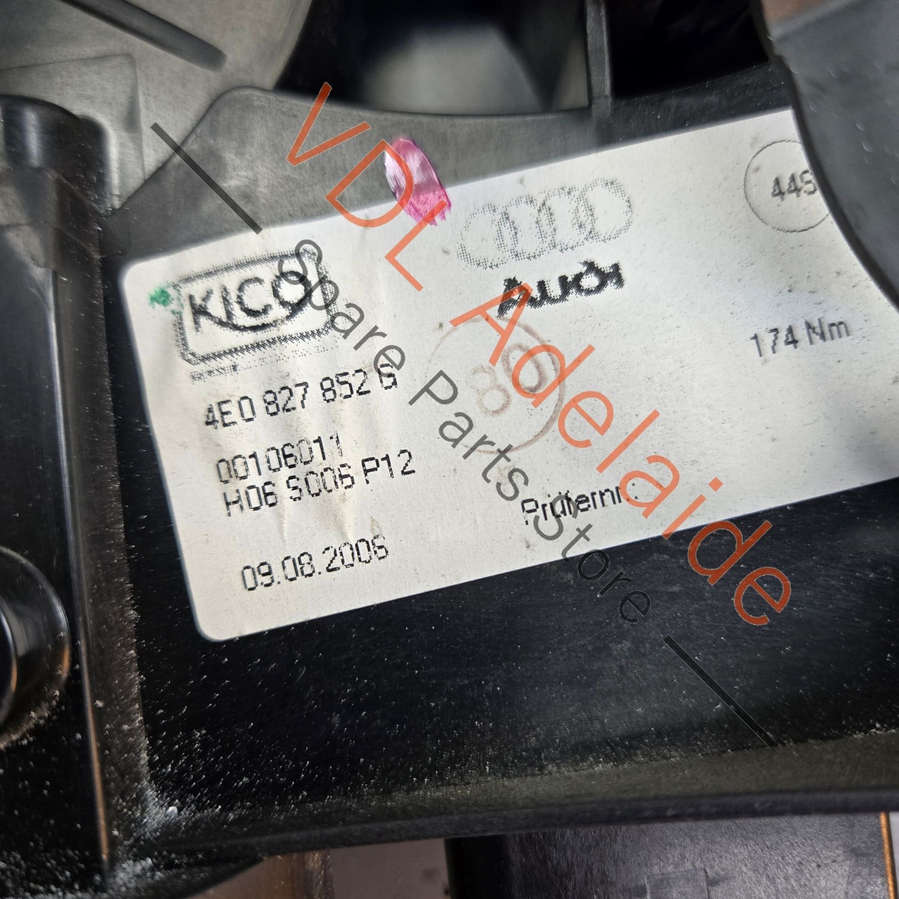 4E0827852H 4E0827852G   Audi A8 S8 Automatic Boot Lid Opening Drive Unit Engine Motor 4E0827852H