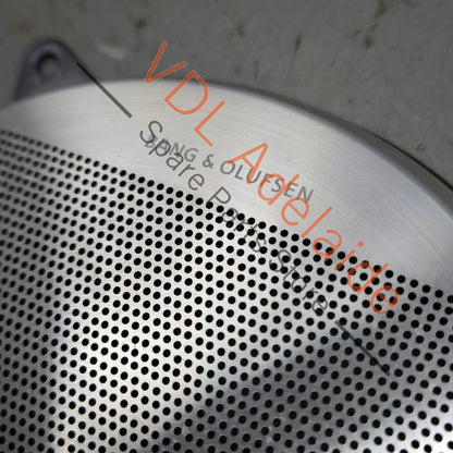 4E0868157    Audi A8 S8 Stainless Steel Speaker Cover Trim for Large Speaker Front or Rear Door 4E0868157