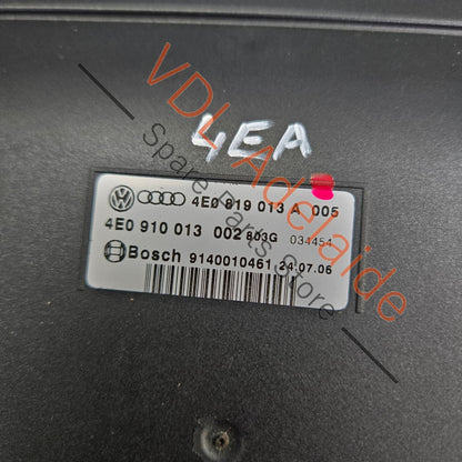 4E0819013A    Audi A8 Floor Mounted Heater Booster Vent with Internal Heating Element 4E0819013A Left