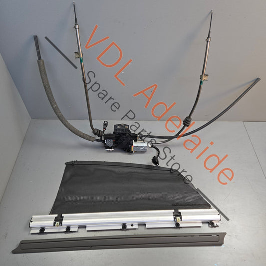 4E0861333G 4E0861977B   Audi A8 Rear Left Electric Sun Blind Shade with drive motor assy 4E0861333G 4E0861977B