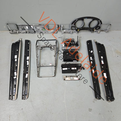 4E0863916G3J3 4E2857115C3J3 4E0857967C3J3 4E0857968C3J3 Audi A8 Interior Wood Grain Doors & Dashboard Grey Birch for RHD models