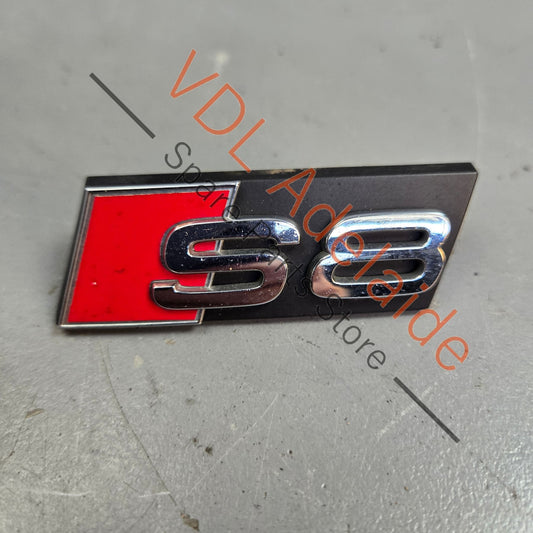 4E0853740    Audi S8 Front Grille Badge Inscription Emblem 4E0853740