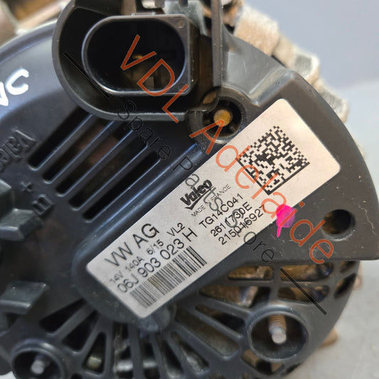 06J903023H 06J903024D   VW Golf MK7 Valeo 140A Alternator 06J903024D 06J903023H