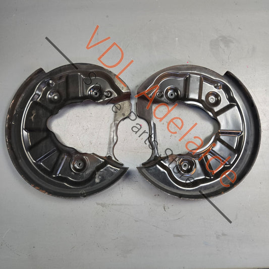 5Q0615611Q 5Q0615612Q   VW Golf R 310mm Rear Brake Disc Rotor Stone Guards Cover Plates Pair 5Q0615611Q 5Q0615612Q
