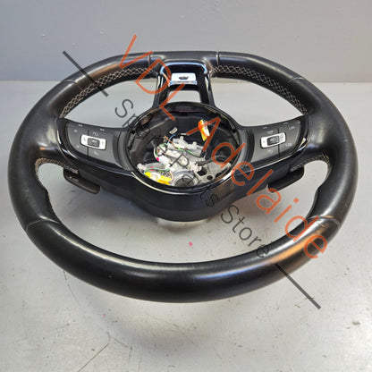 5G0419091HS 5G0419091HSHYZ   VW Golf R MK7 Flat Bottom Sports Leather Steering Wheel 5G0419091HS