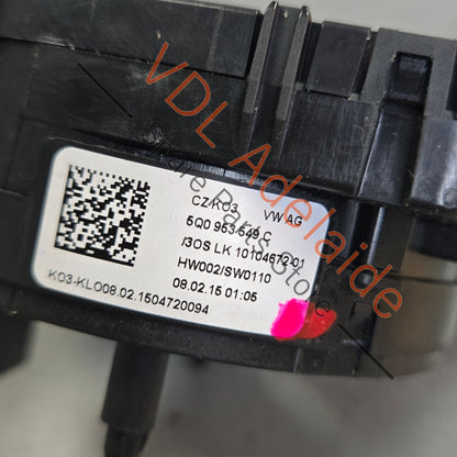 5Q0953549C    VW Golf R MK7 Steering Column Clock Spring Module 5Q0953549C
