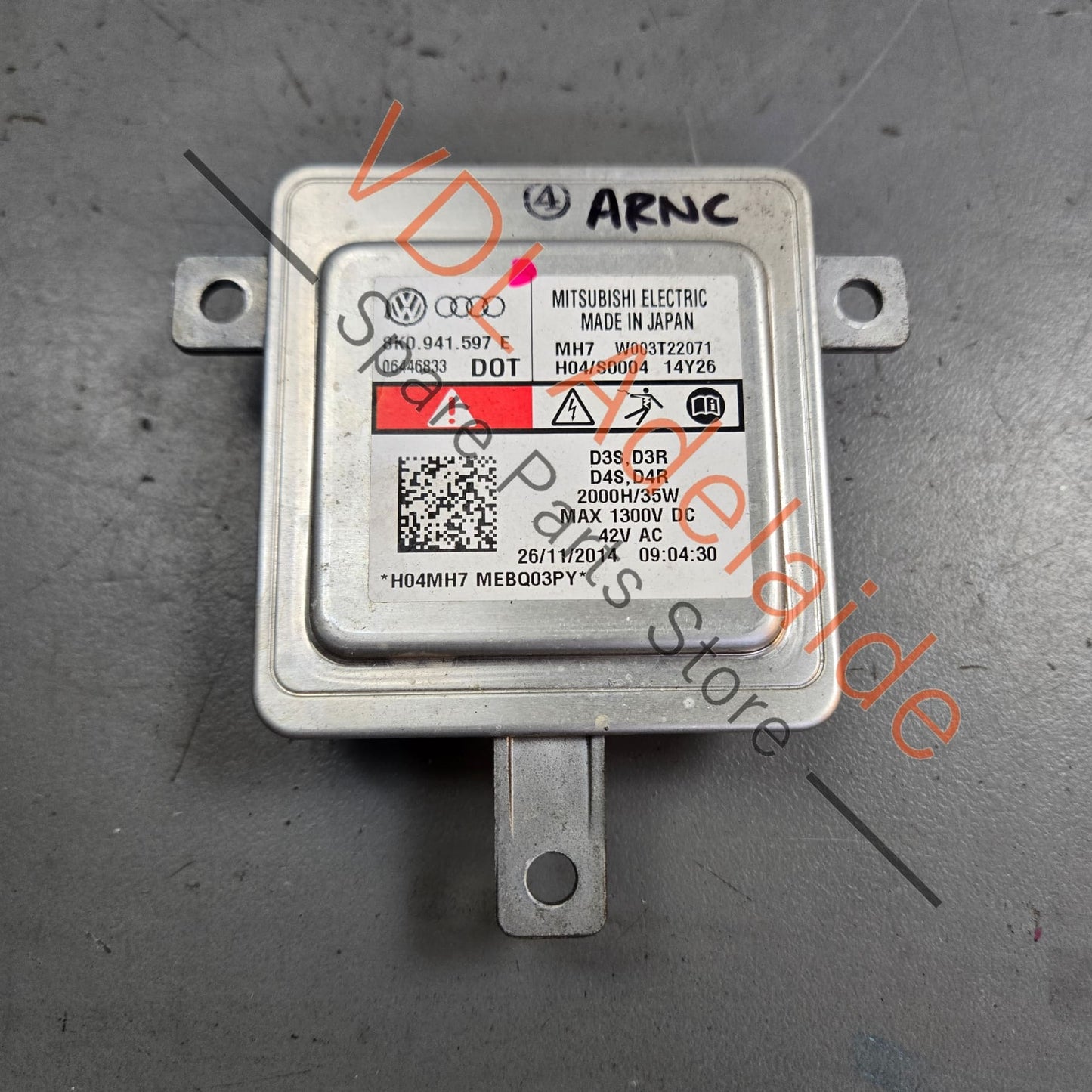8K0941597E    VW Golf R MK7 Headlight Ballast Module Controller 8K0941597E