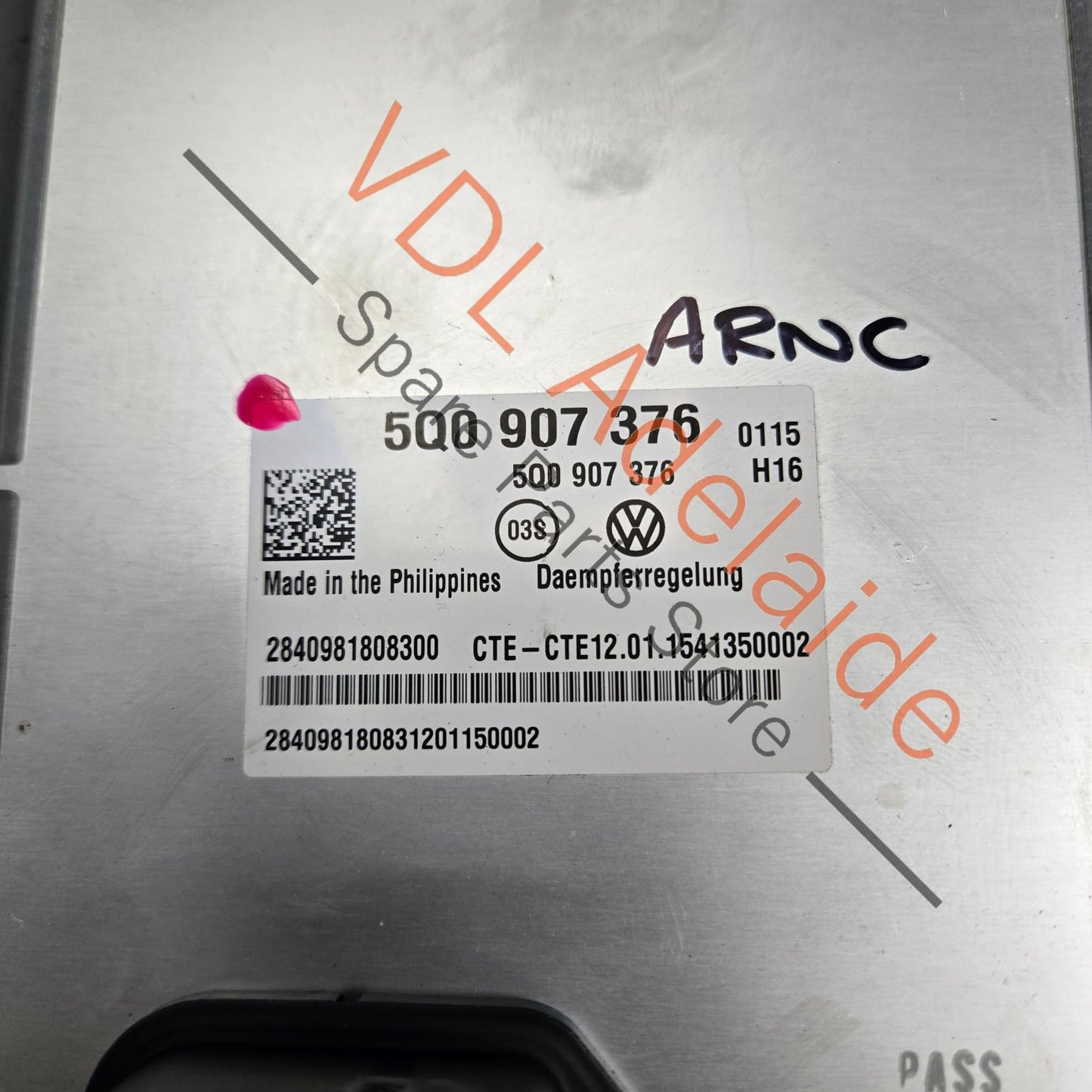5Q0907376    VW Golf MK7 DCC Active Suspension Control Unit Module for electronic regulated damping 5Q0907376